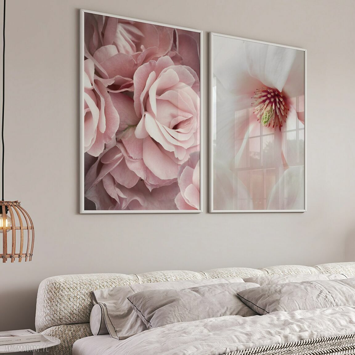 Zestaw plakatów 50x70 cm: Róża i Magnolia (31)