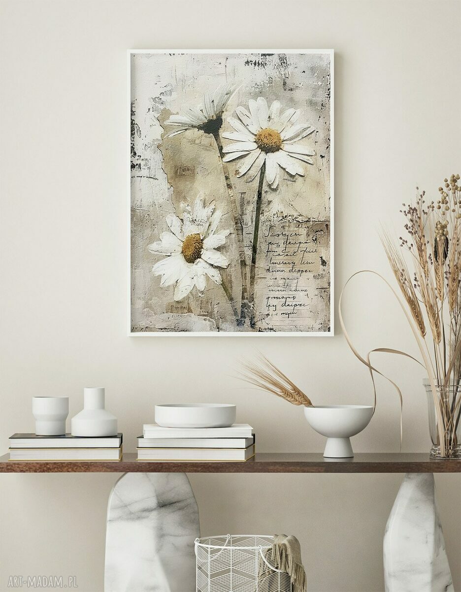 Zestaw plakatów 40x50 cm Stokrotki (3 szt., set162)