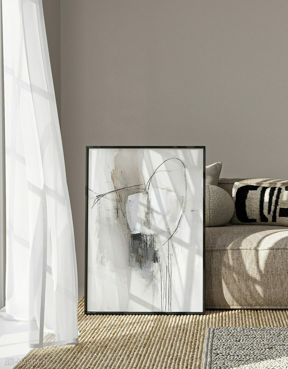 Zestaw plakatów 40x50 cm Jasne abstrakcje - tryptyk 3 sztuki (set197)