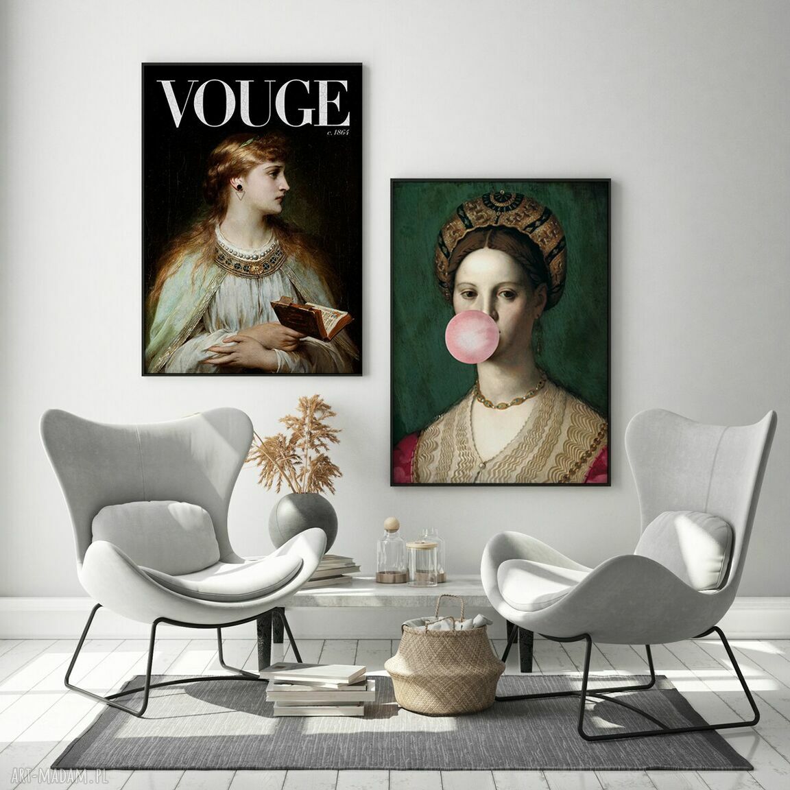 Zestaw plakatów „Kobiety sztuki” 50x70 cm - eleganckie plakaty do wnętrza