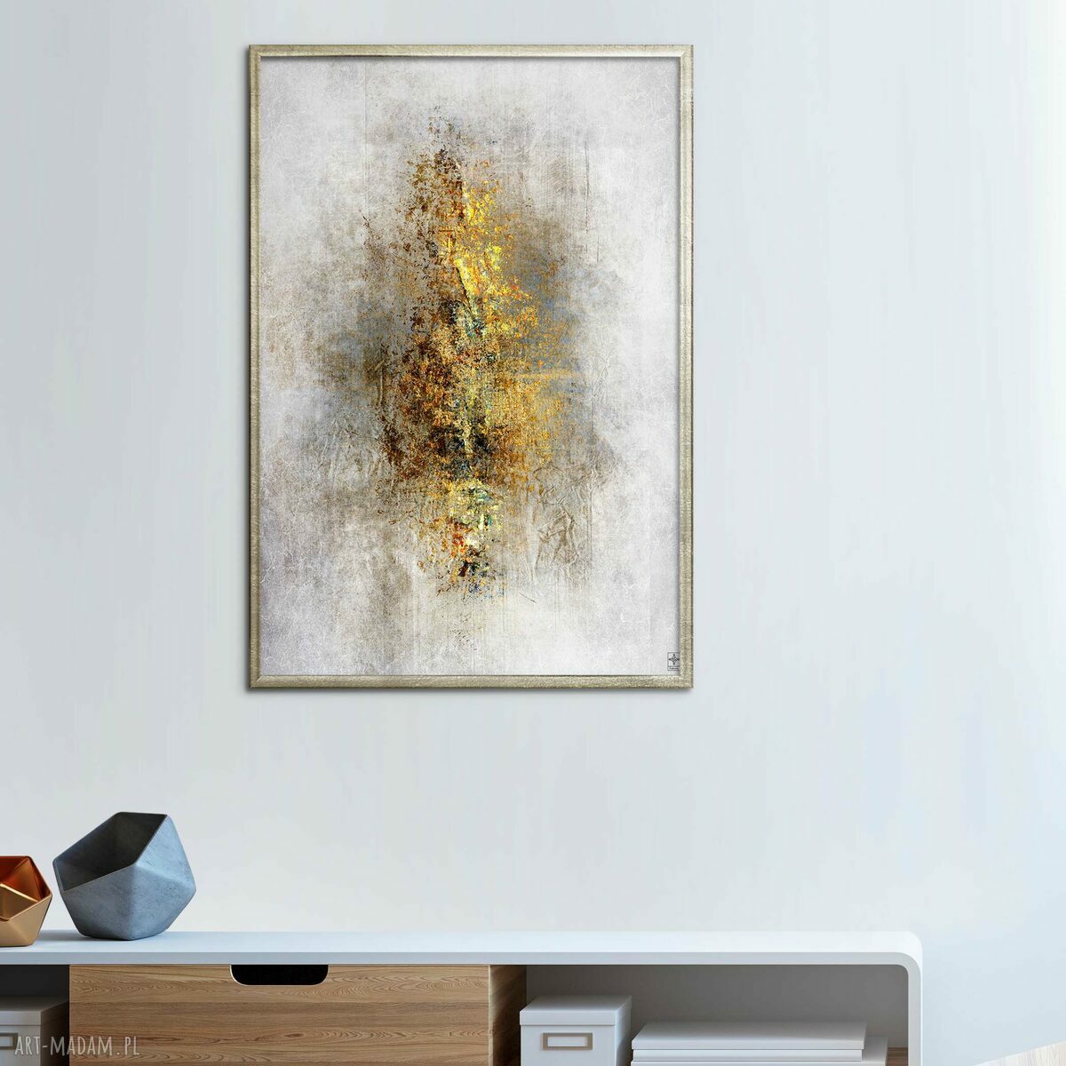 Zestaw 3 plakatów 61x91 cm - Abstrakcyjna forma 58