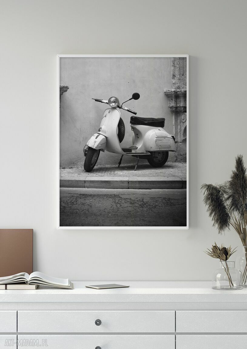 Zestaw plakatów 40x50 cm - czarno białe fotografie w stylu loftowym (tryptyk 3 szt.)
