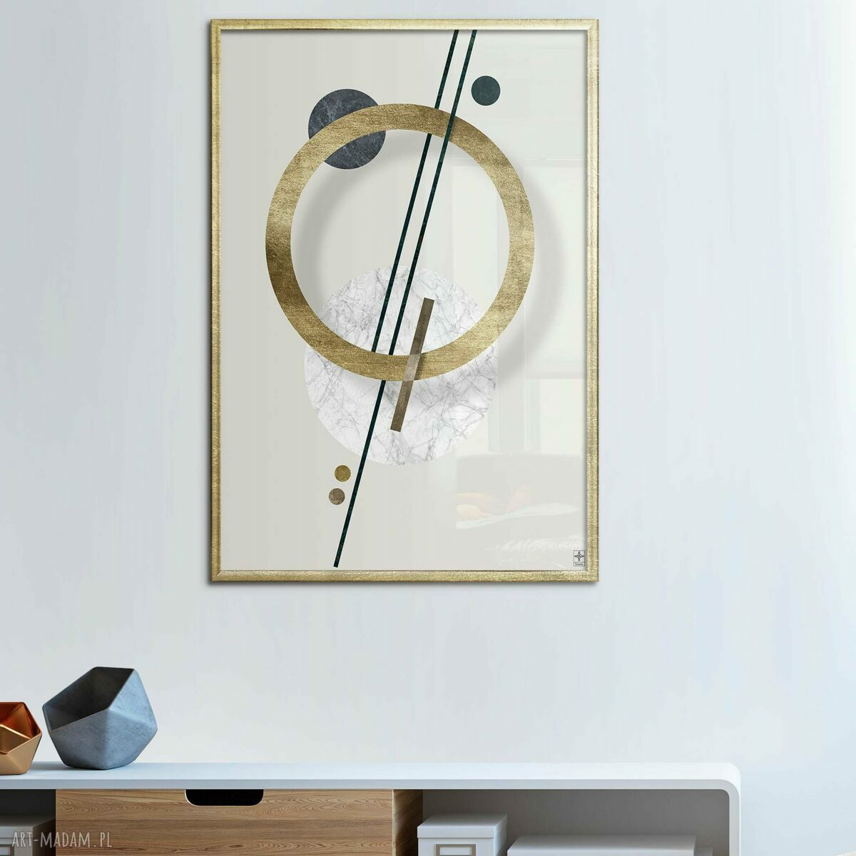 Zestaw plakatów 50x70 cm Abstrakcje z deseniem (67) - geometryczne wzory
