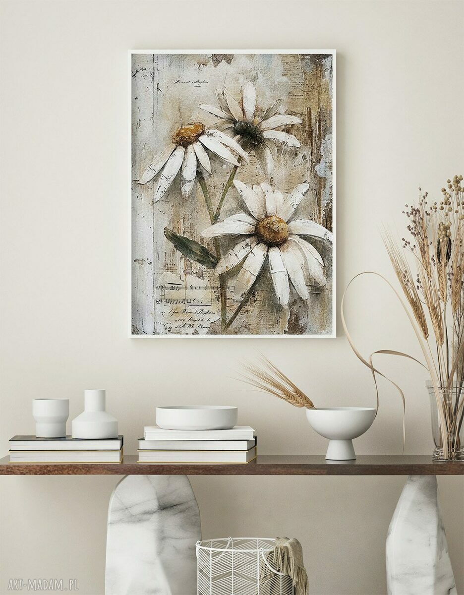 Zestaw plakatów 40x50 cm Stokrotki (3 szt., set162)