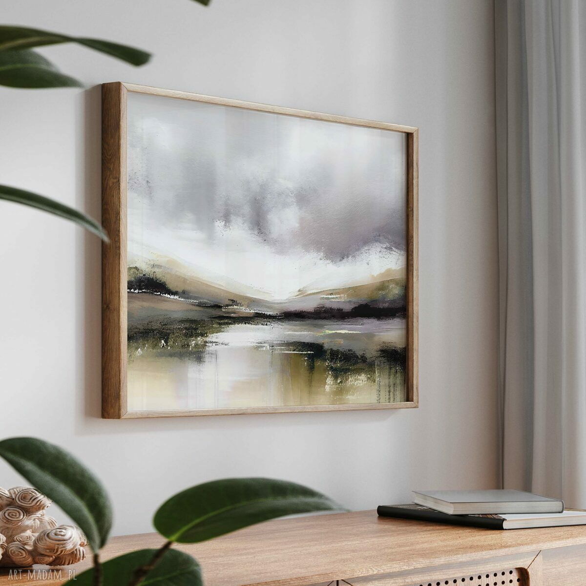 Zestaw 2 plakatów Abstrakcyjne Pejzaże 30x40 cm (bez ram)