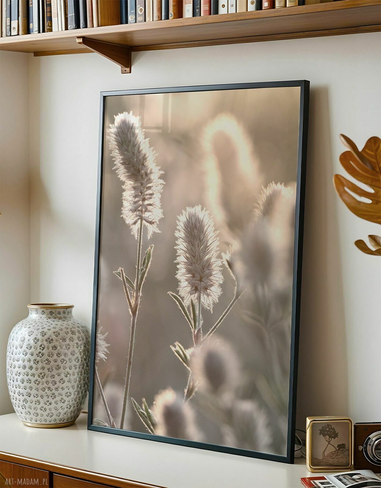 Zestaw plakatów 40x50 cm - tryptyk Natura: brzozy, chabry i trawy
