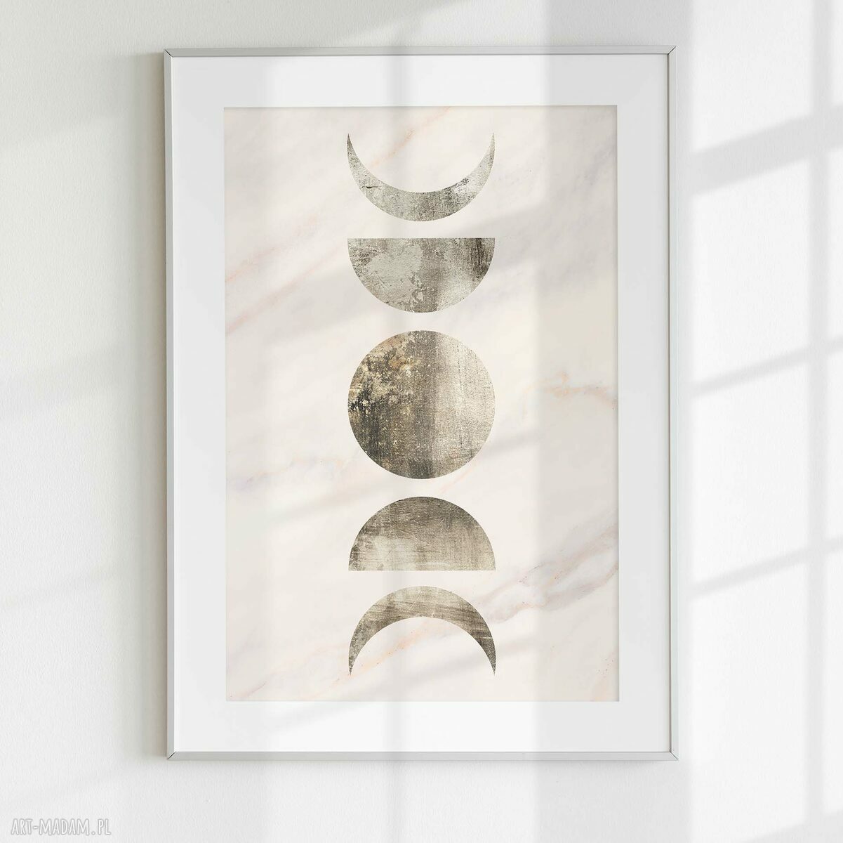 Zestaw plakatów 40x50 cm Boho w stylu Mid Century Modern - tryptyk abstr_13 (bez ram)