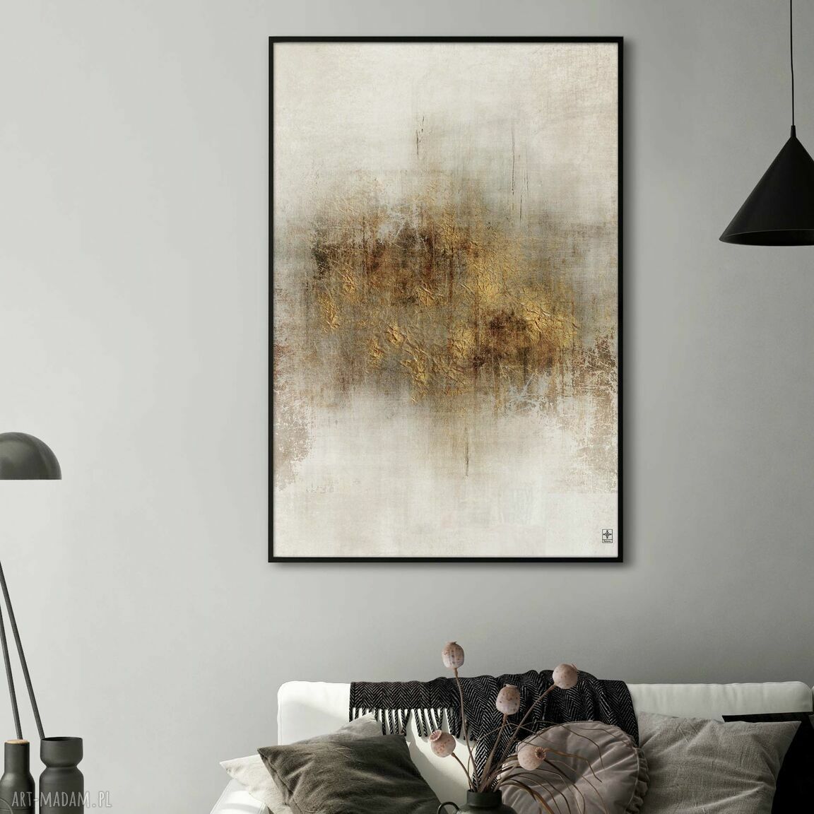 Zestaw plakatów 50x70 cm - Abstrakcyjna Forma 58 (tryptyk)
