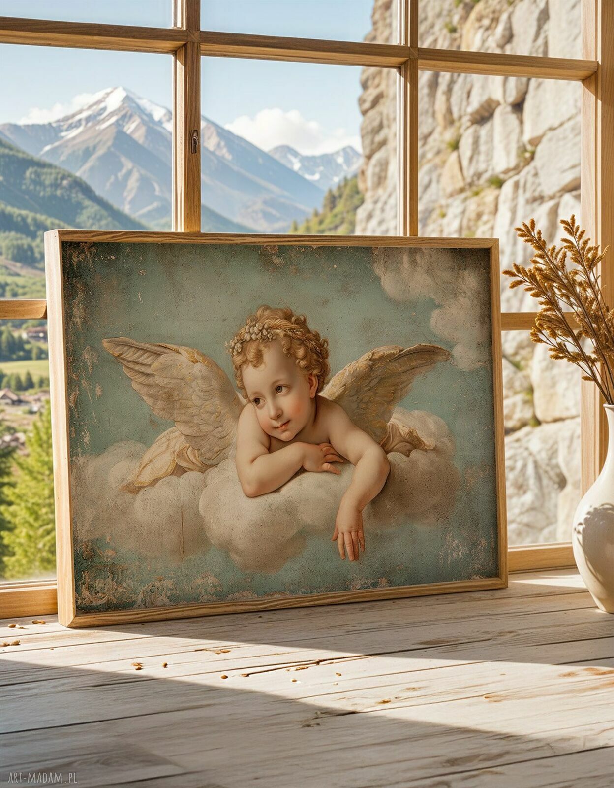 Zestaw 2 plakatów 40x30 cm: Anioły i cherubinki bez ram