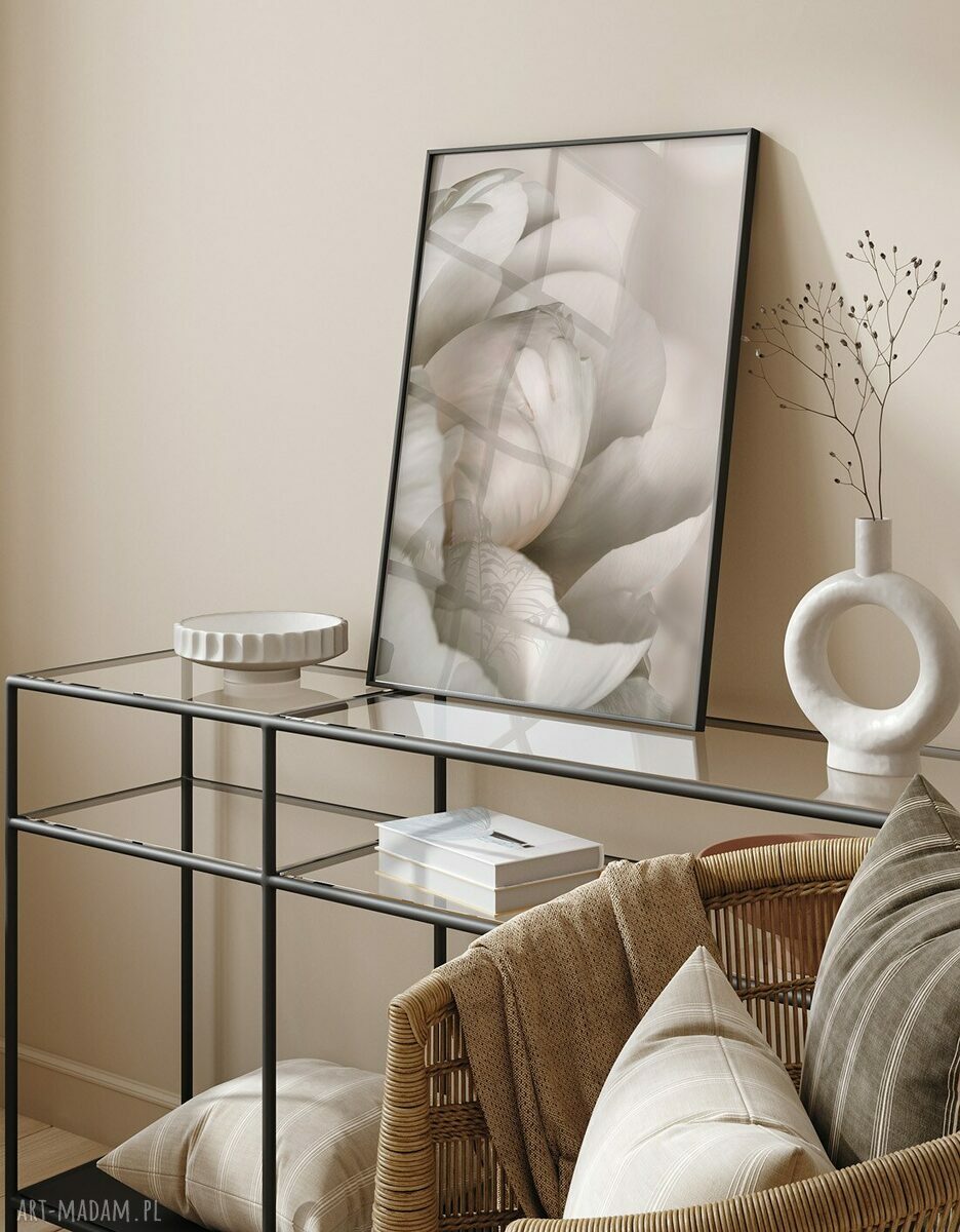 Zestaw 2 plakatów 50x70 cm - Peonia i tulipan
