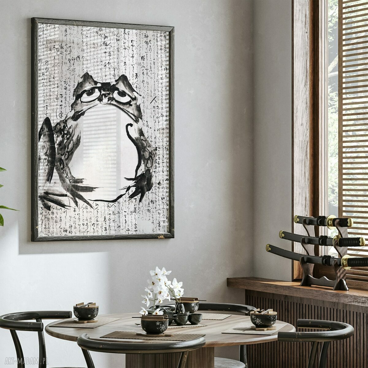 Zestaw 2 plakatów 30x40 cm - Sztuka japońska (set102)