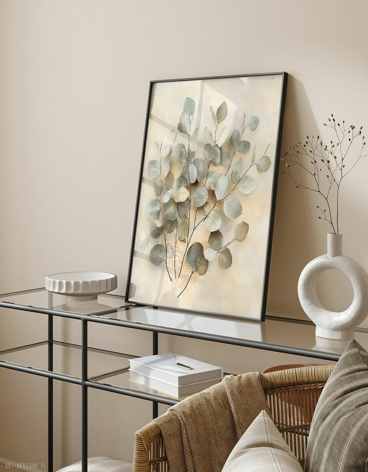 Zestaw 2 plakatów botanicznych 50x70 cm (boho) - do salonu