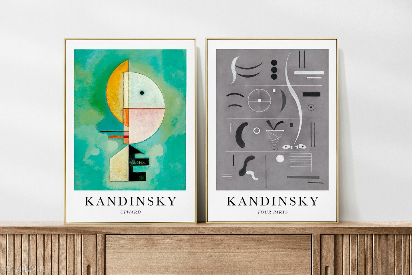 Zestaw 2 plakatów Kandinsky 70x100 cm