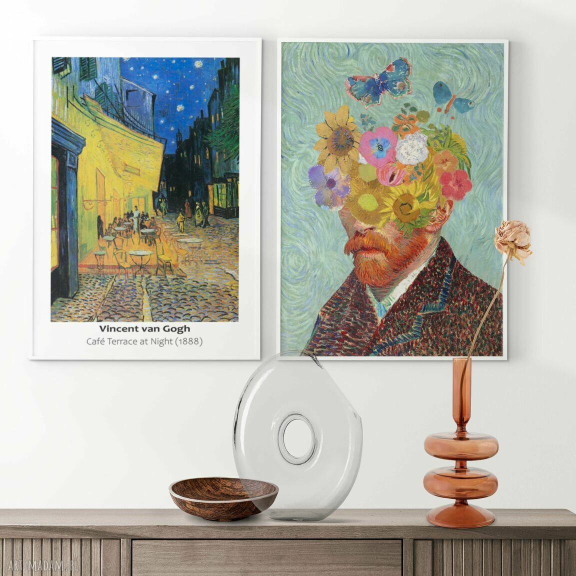 Zestaw 2 plakatów 30x40 cm Van Gogh - reprodukcja (bez ram)