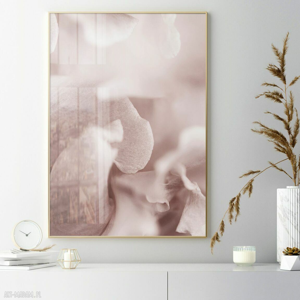 Zestaw plakatów - 30x40 cm Mglisty róż (3 szt.)