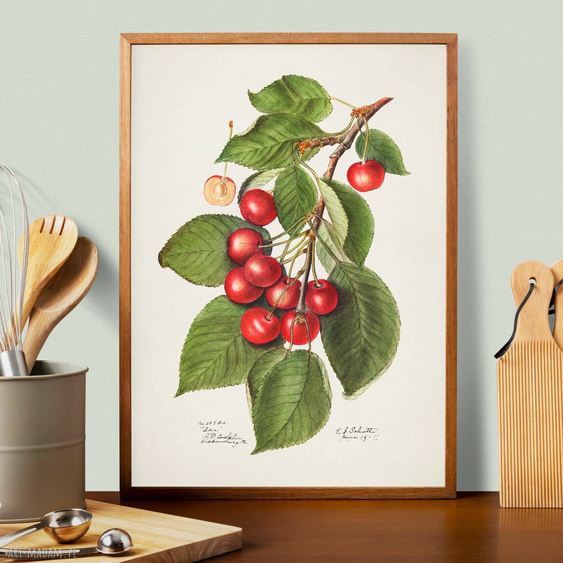 Zestaw plakatów do kuchni 3x40x50 cm - Letnie owoce (set11)