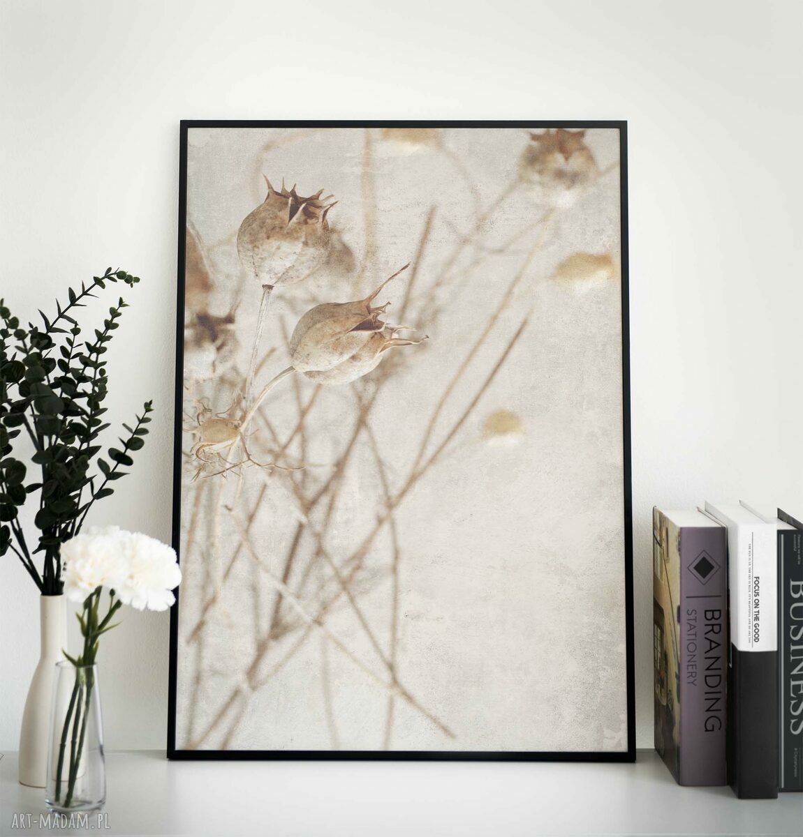 Zestaw plakatów 30x40 - 4 części wabi sabi w stylu boho