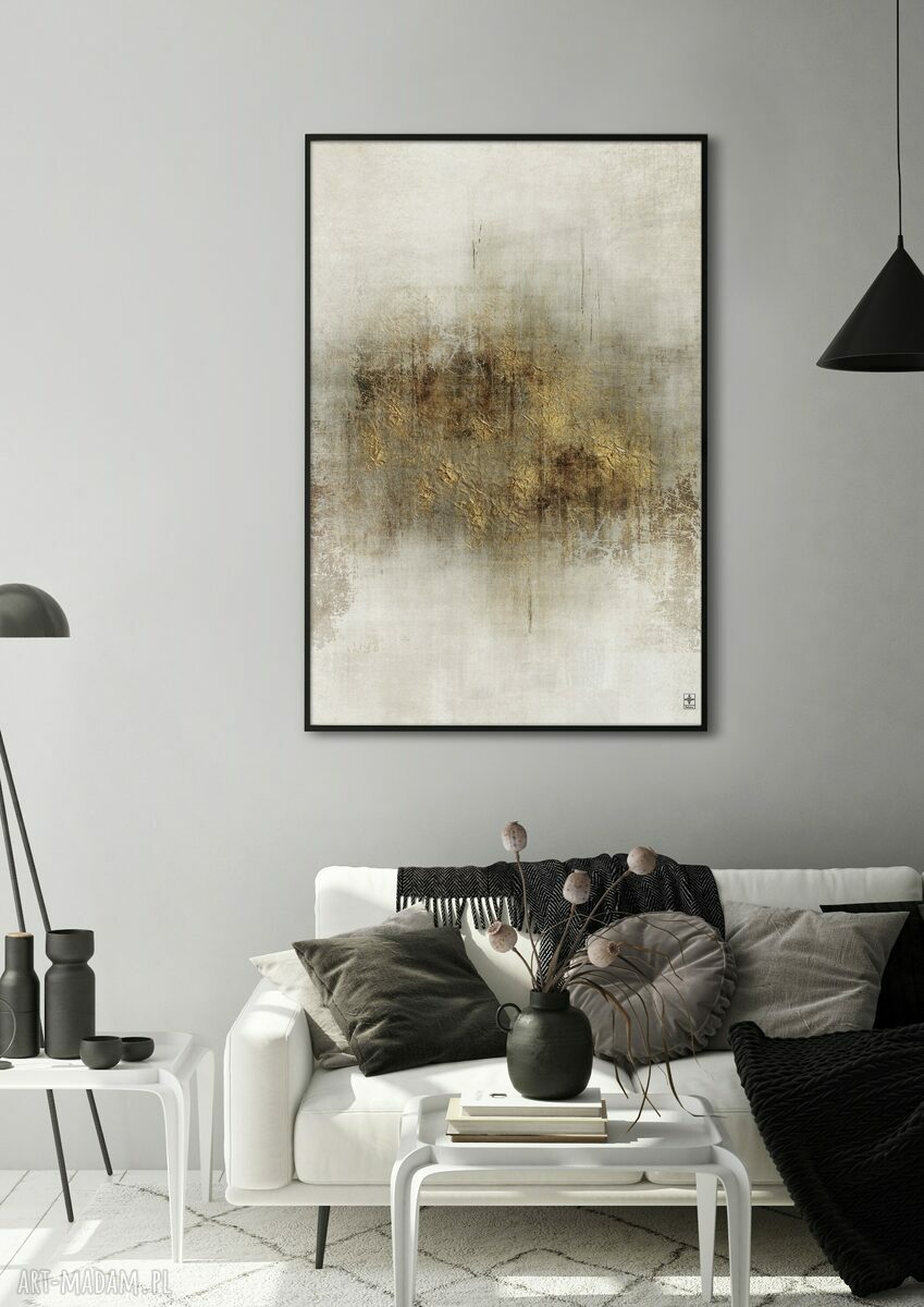 Zestaw 2 plakatów 40x50 cm - stylowa abstrakcyjna forma