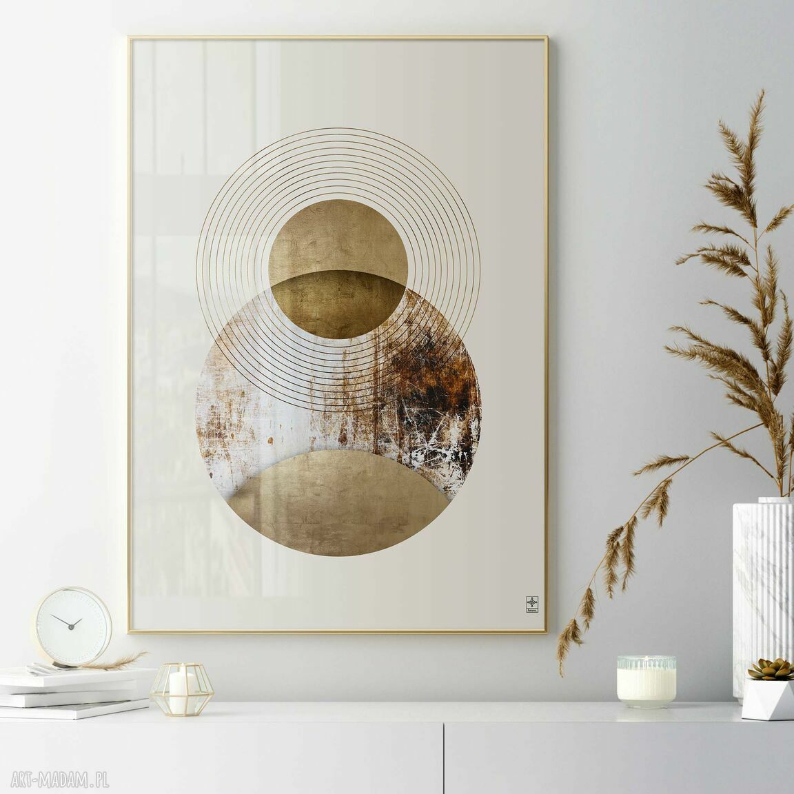 Zestaw plakatów 30x40 cm Abstrakcja geometryczna