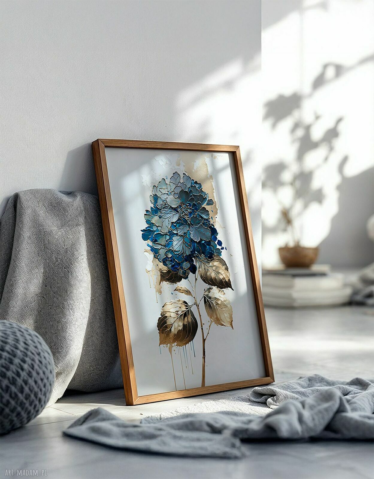 Zestaw plakatów Hortensje 2x30x40 cm - botaniczna dekoracja na ścianę