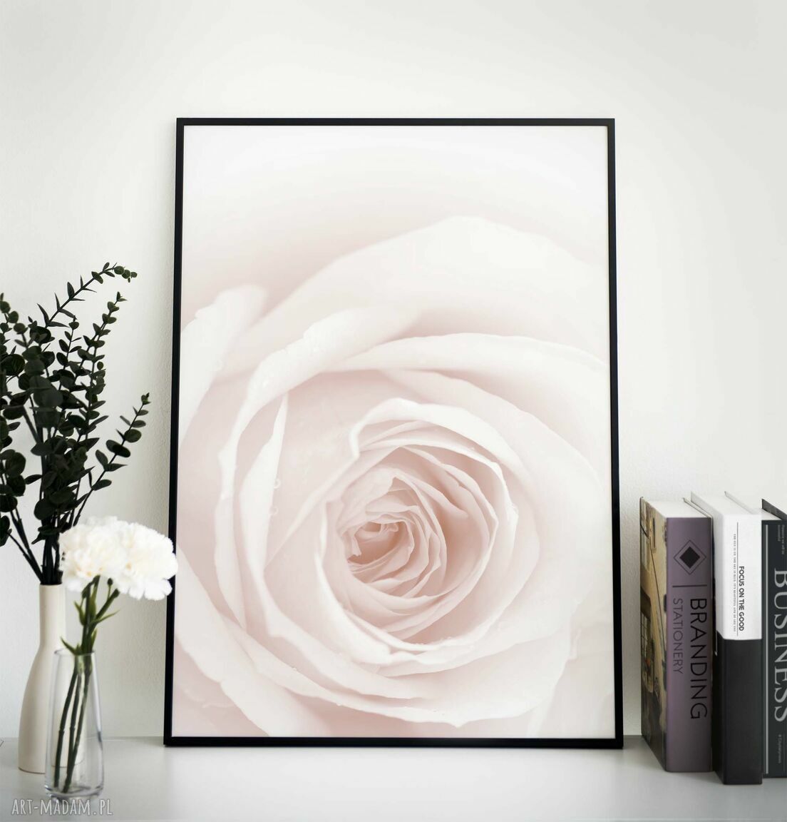 Zestaw plakatów 2-częściowy 40x50 cm: Róża i pejzaż (bez ram)