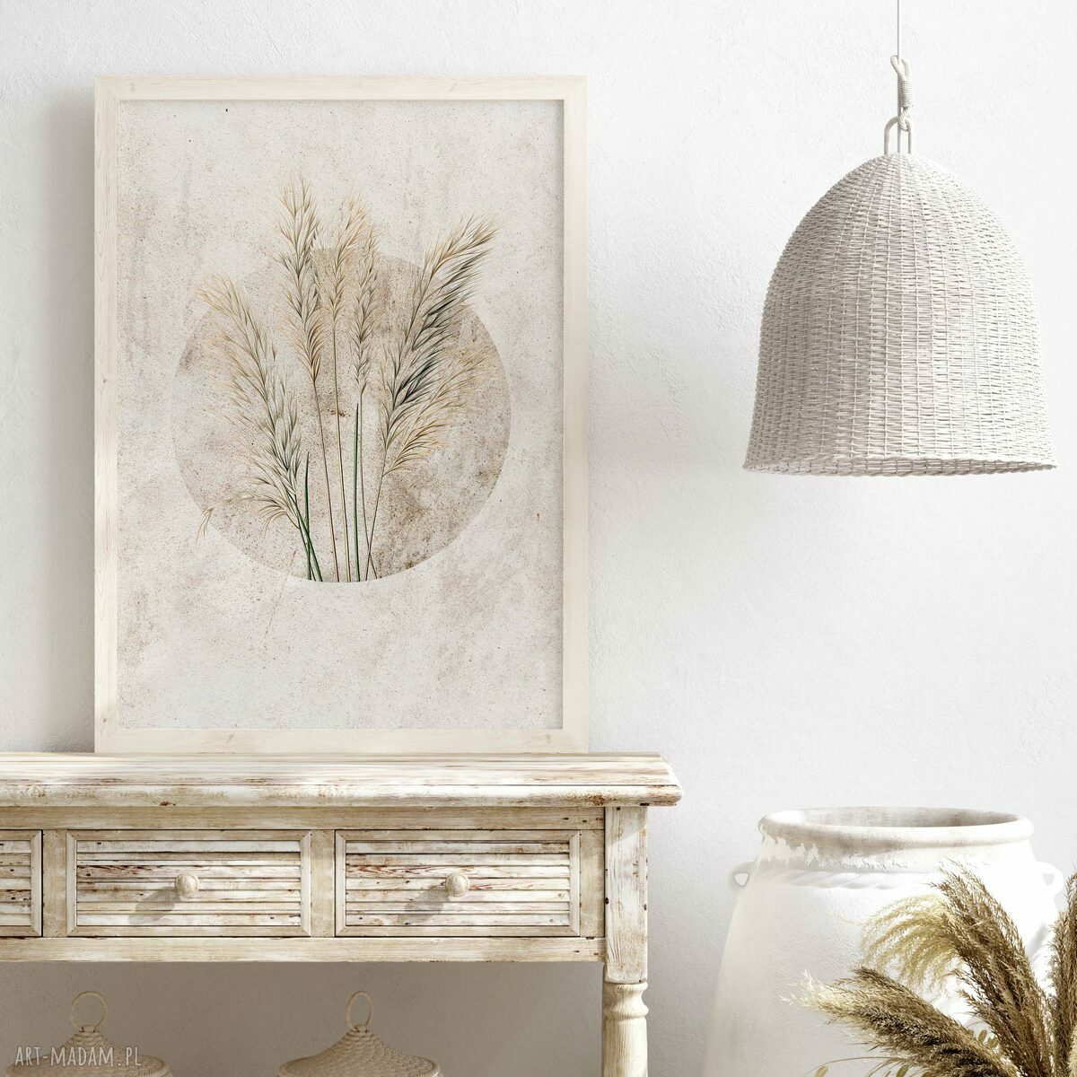 Boho zestaw 2 plakatów 30x40 cm - Abstrakcja i Natura