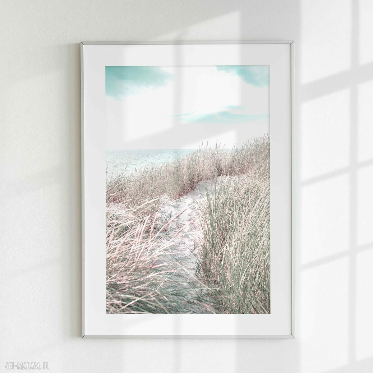 Zestaw plakatów 50x70 cm Pastelowe pejzaże morskie - 3 sztuki