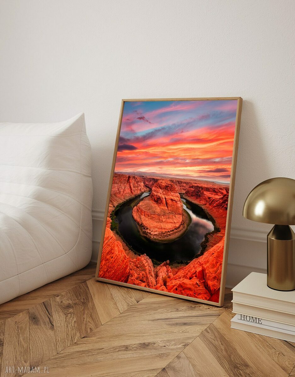 Ognista natura - zestaw 3 plakatów 50x70 cm (tryptyk) bez ram