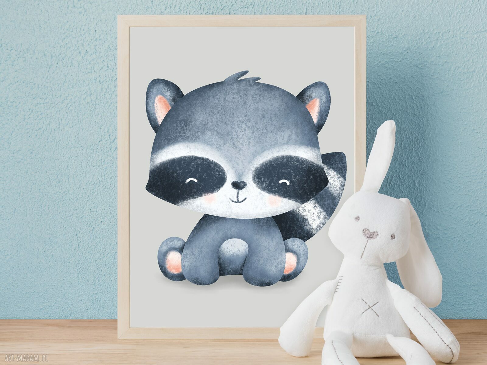 Zestaw plakatów Zwierzęta Leśne 30x40 cm - 3 sztuki