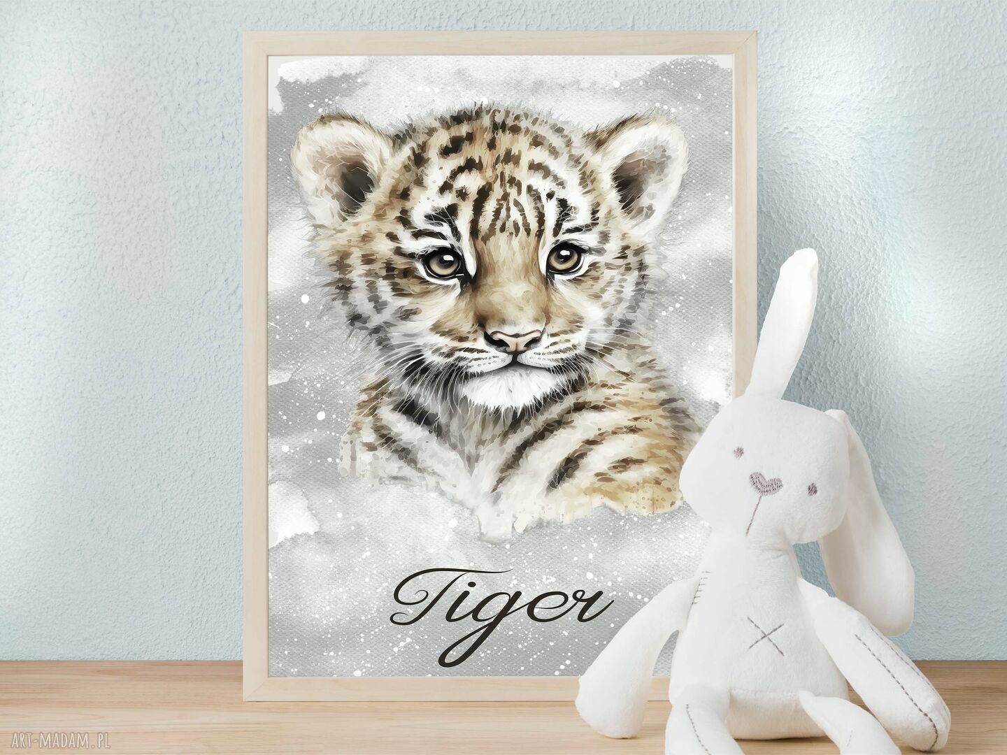 Zestaw plakatów dziecięce safari 30x40 cm (nurs_05) - 3 sztuki