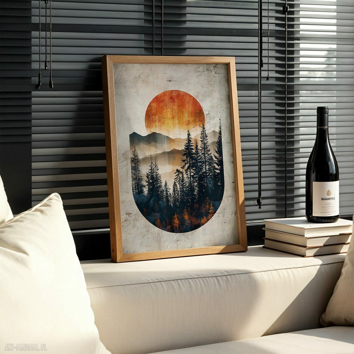 Zestaw plakatów Pejzaż i Kwiaty 40x50 cm (set225) - 2 szt.