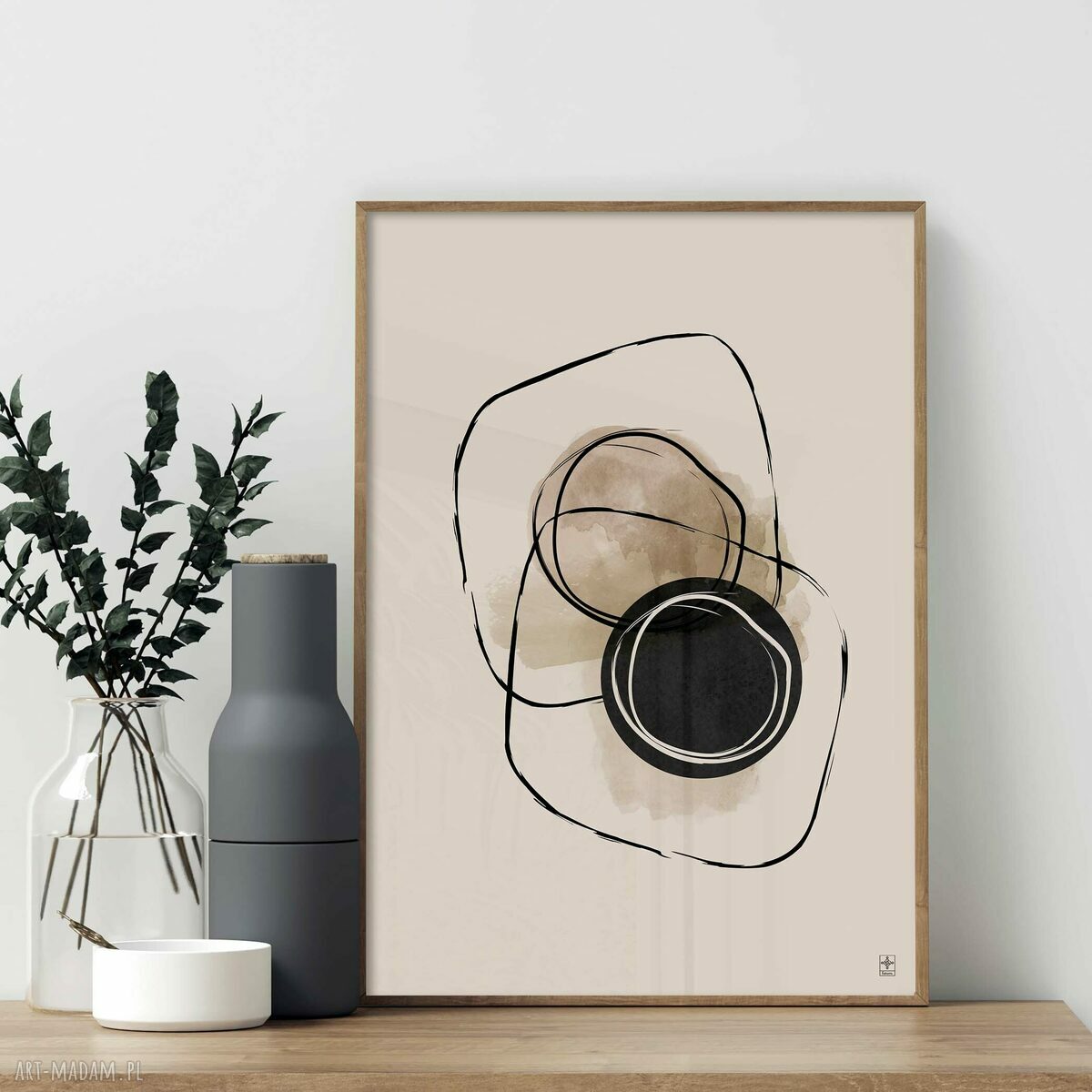 Tryptyk 61x91 cm „Radosne Abstrakcje 65” - zestaw 3 plakatów na ścianę