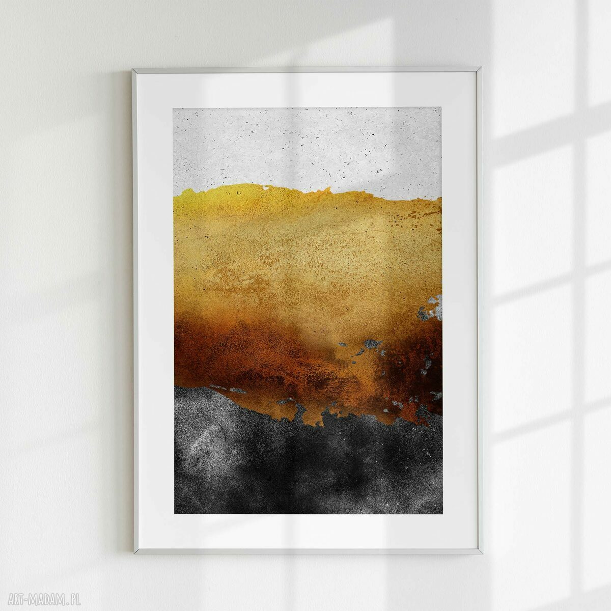Zestaw plakatów 40x50 cm - tryptyk abstrakcyjnych pejzaży set52