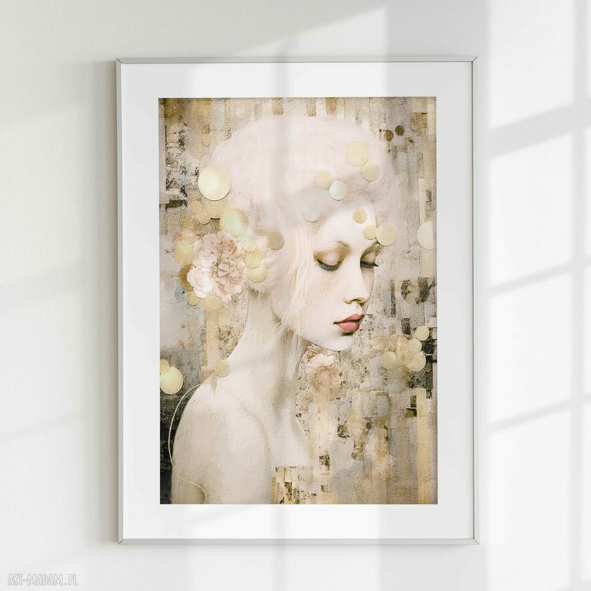 Zestaw plakatów 2 szt. 50x70 cm - Kobieta i abstrakcja (set91)