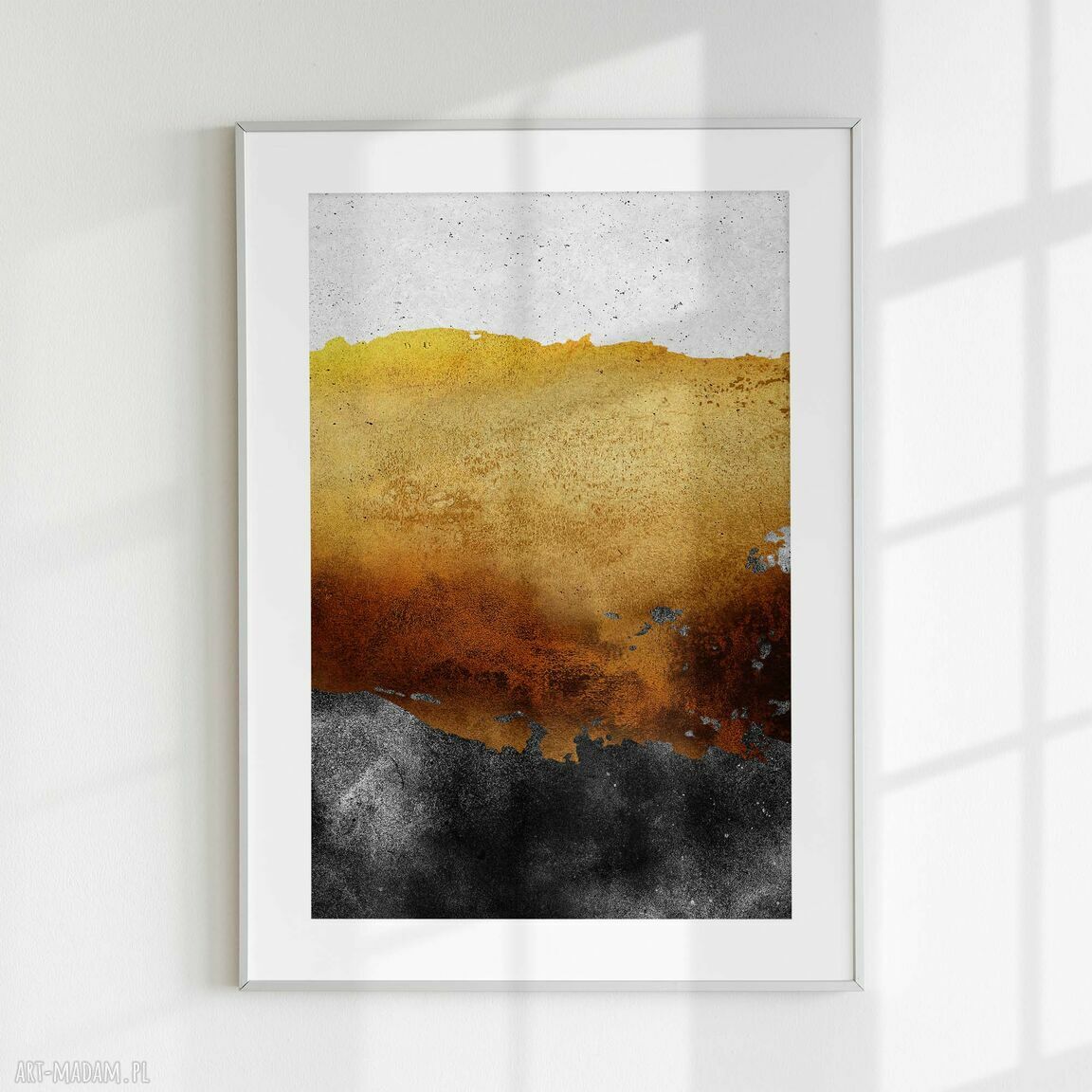 Zestaw plakatów 50x70 cm - tryptyk abstrakcyjnych pejzaży set52