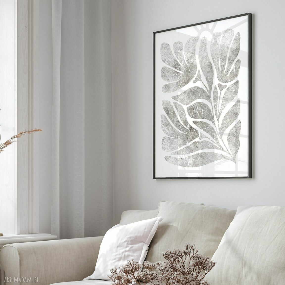 Zestaw 2 plakatów botanicznych 40x50 cm - eleganckie roślinne akcenty