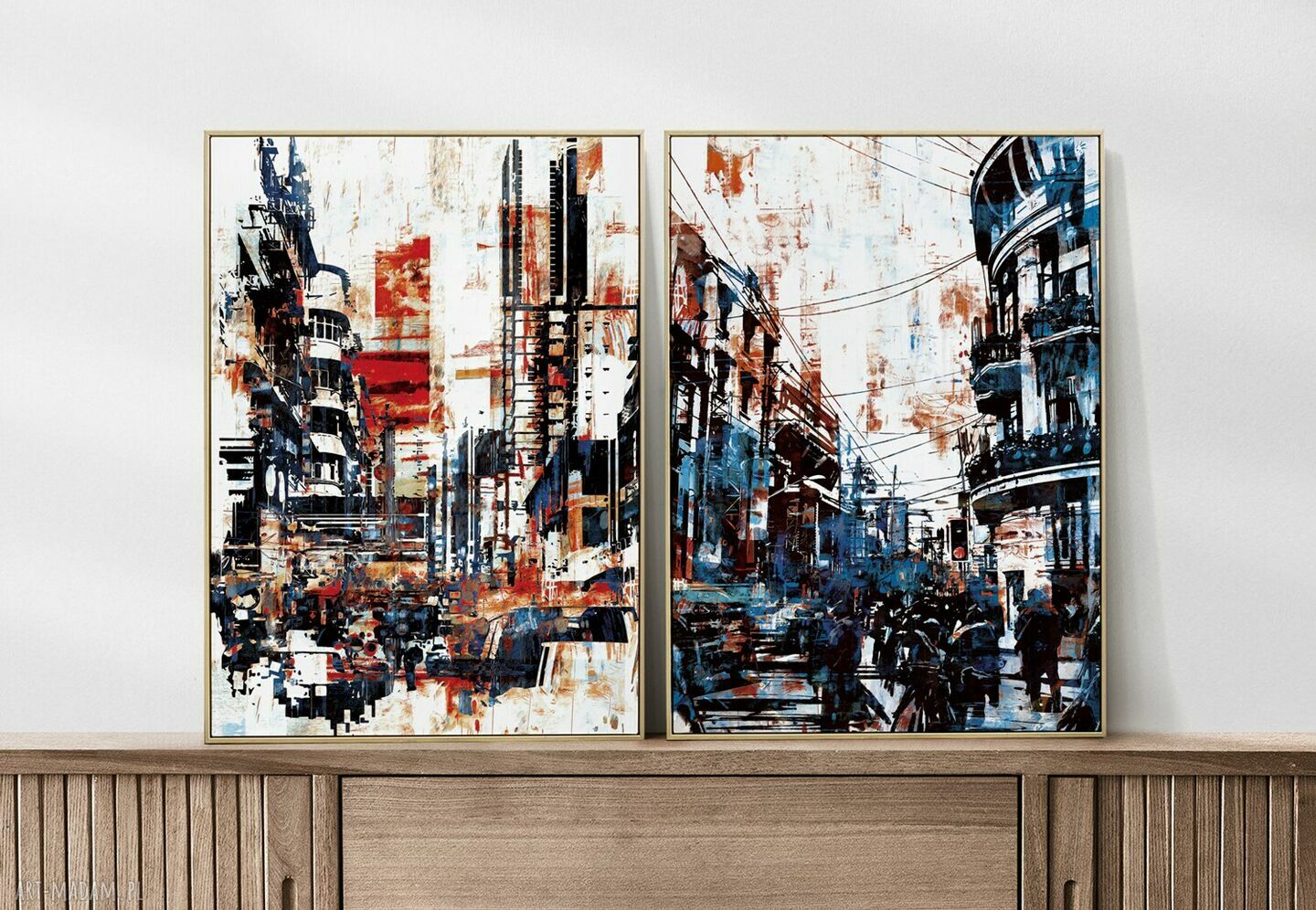 Zestaw plakatów abstrakcje 61x91 cm Hogstudio