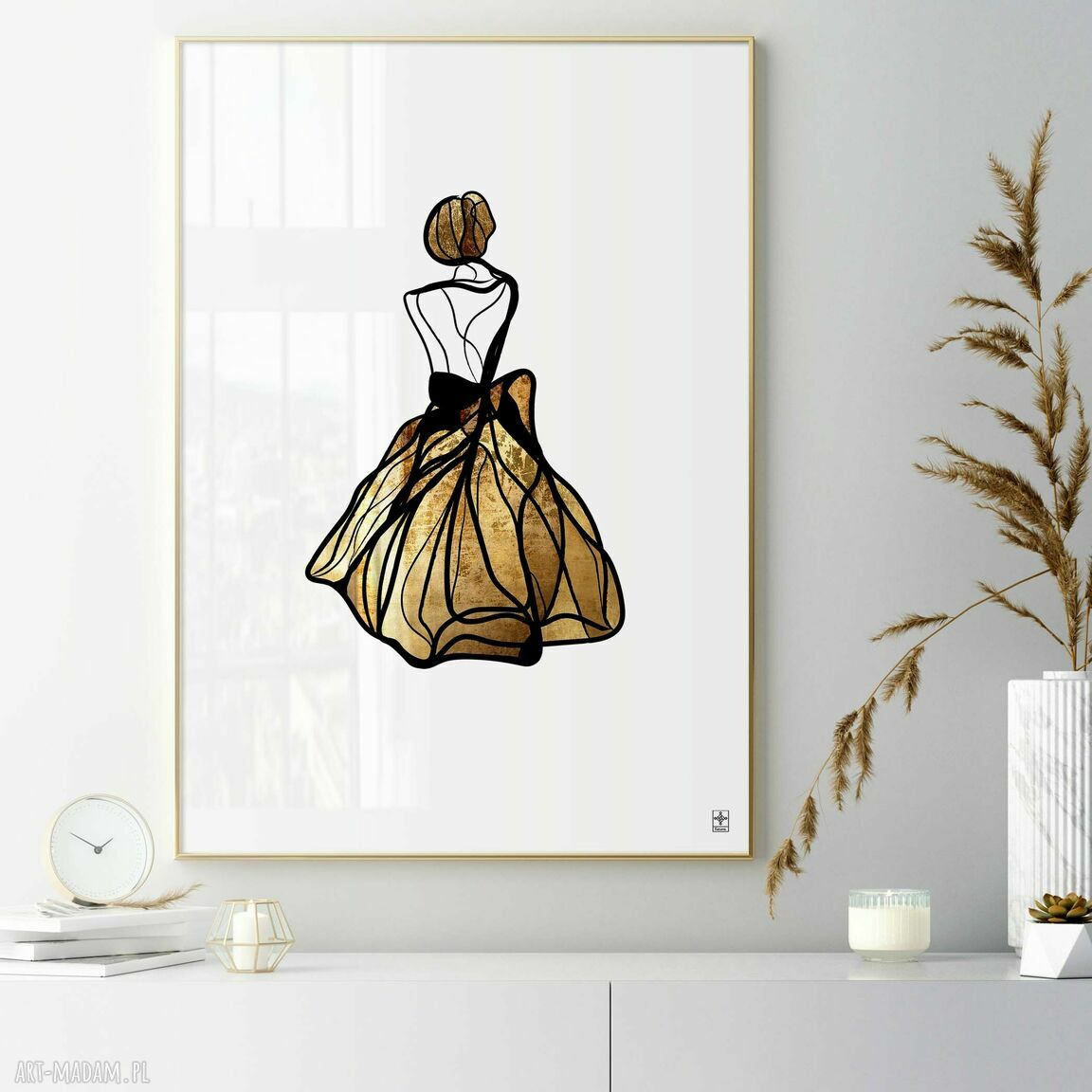 Zestaw plakatów 30x40 cm - Kobiety ze złotem (68) - 2 szt.