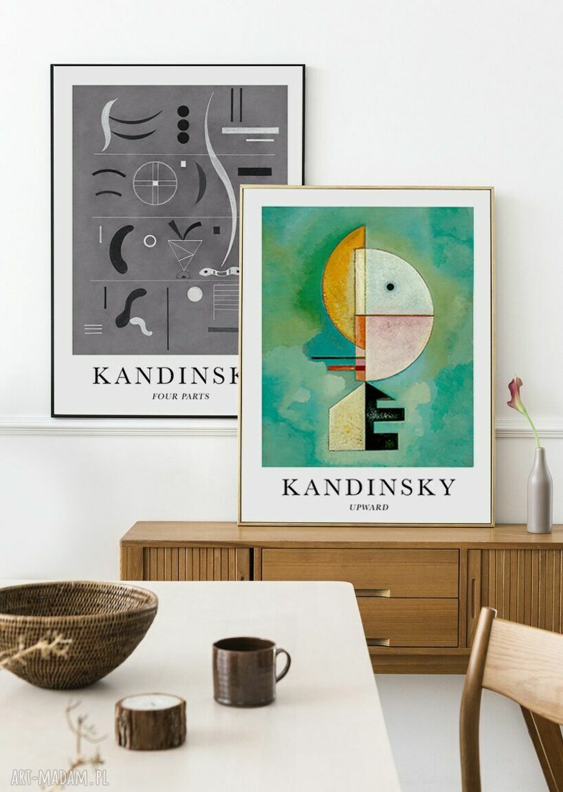 Zestaw 2 plakatów Kandinsky 70x100 cm
