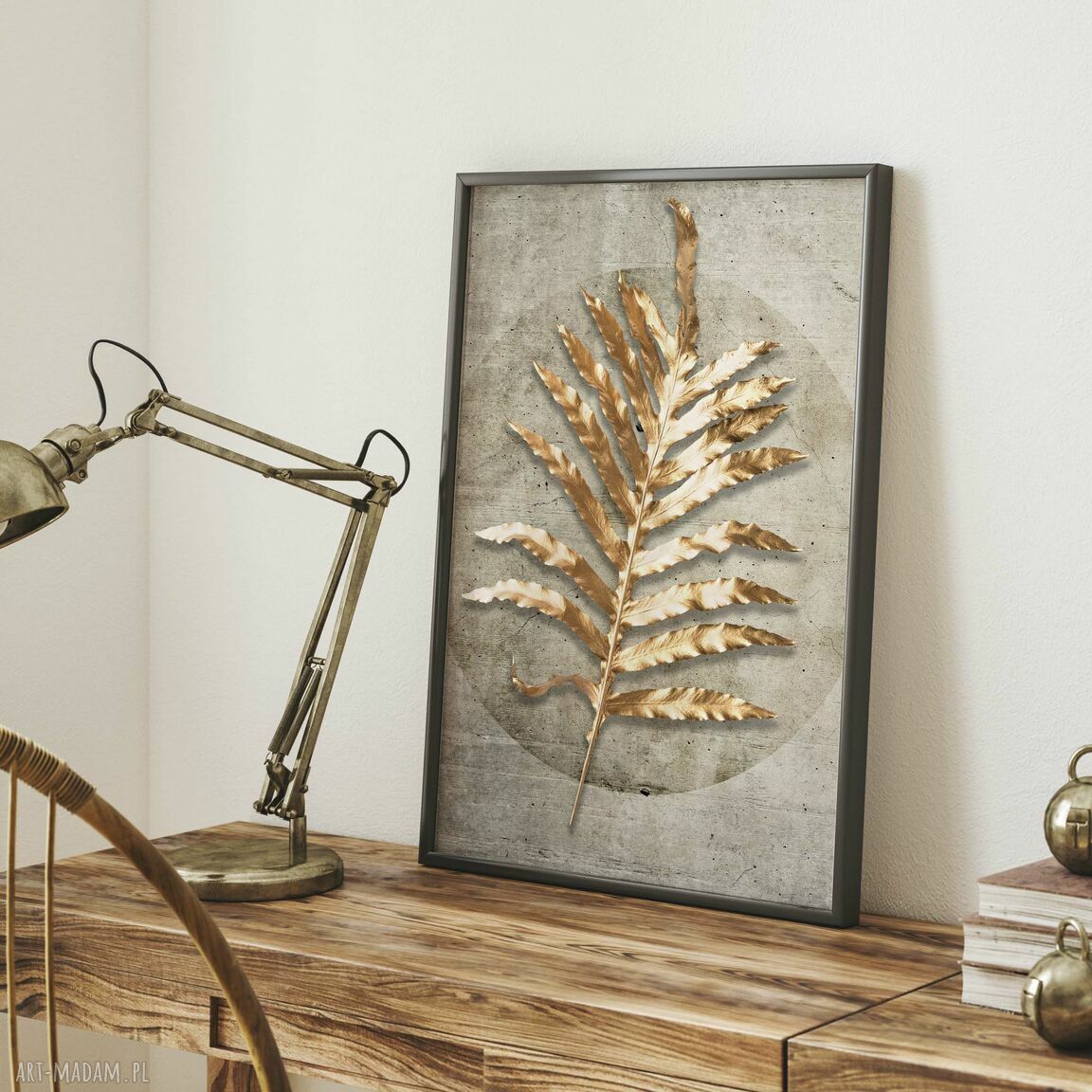 Zestaw 2 plakatów 40x50 cm Liście (set86) - dekoracje botaniczne na ścianę