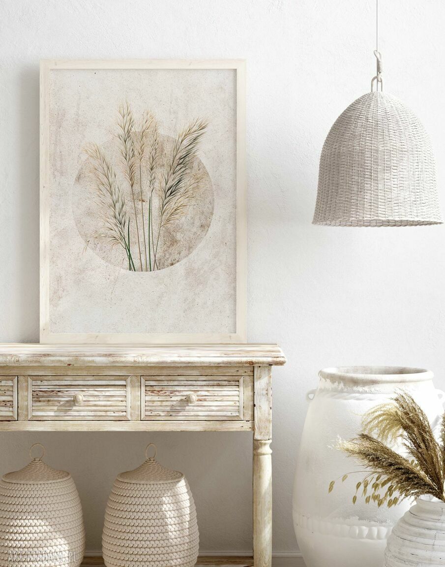 Zestaw plakatów 50x70 cm - 4 części Natura Boho bez ram