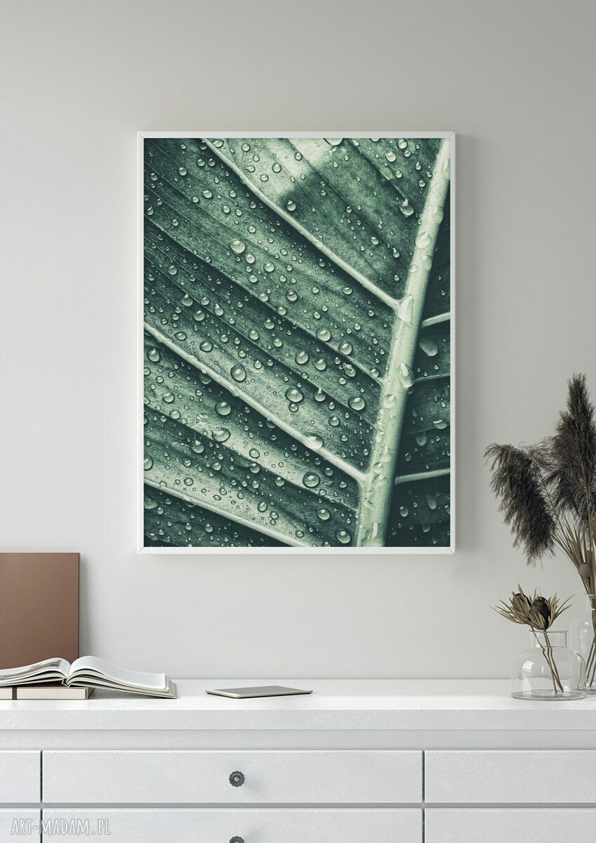 Liście w deszczu - zestaw 2 plakatów 50x70 cm