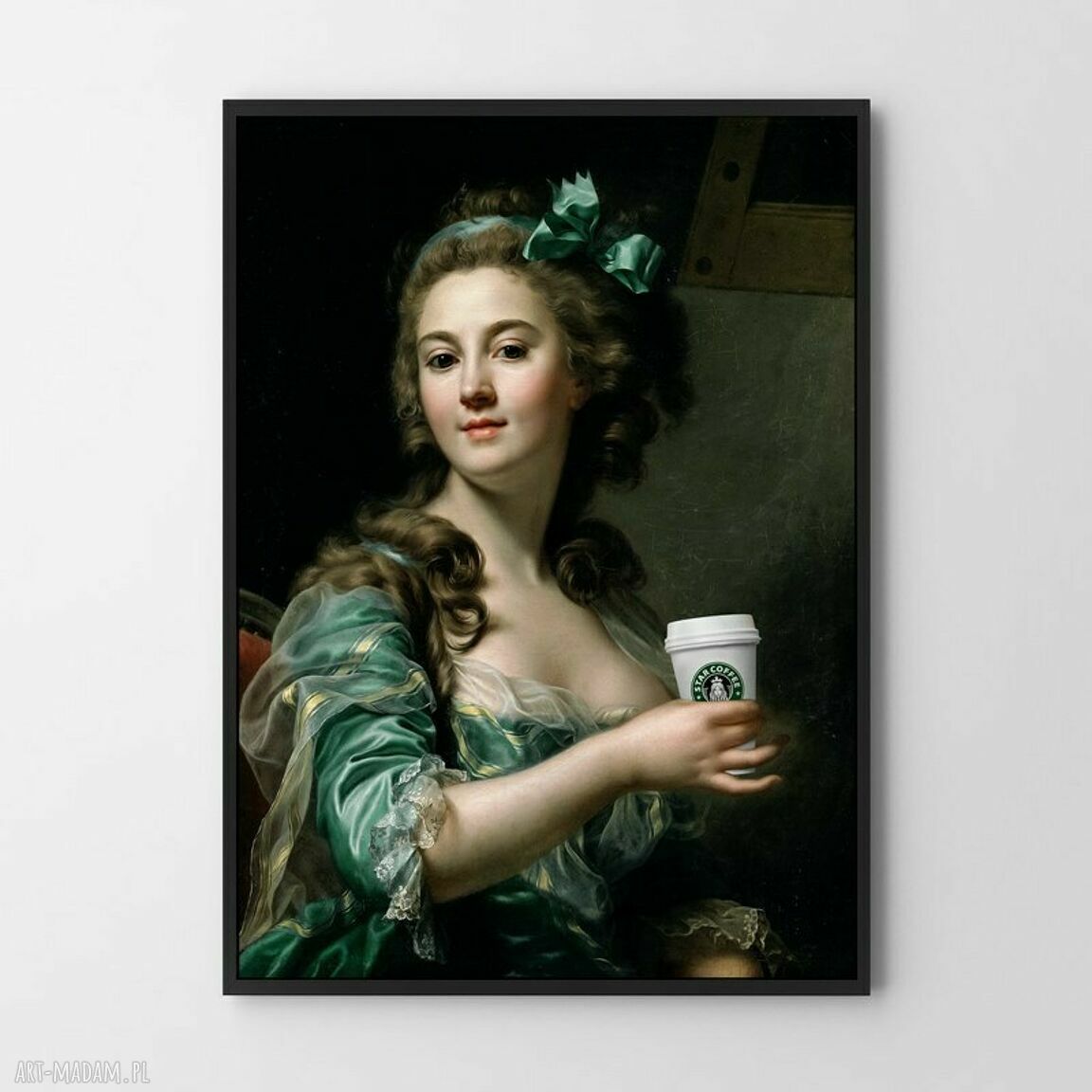 Zestaw plakatów Luchadore Lady coffee 30x40 cm