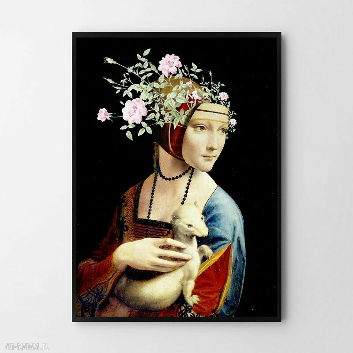 Zestaw plakatów sztuka - Dama i Lukrecja 30x40 cm