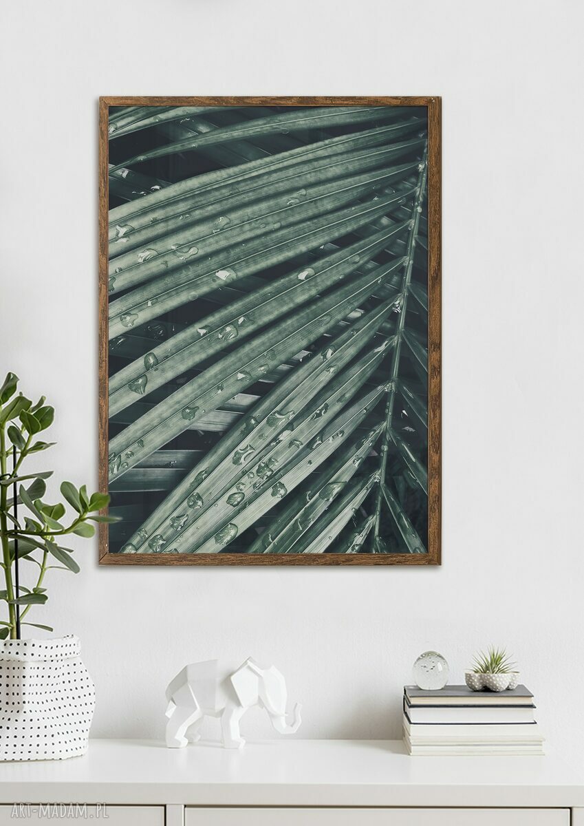 Liście w deszczu - zestaw 2 plakatów 50x70 cm