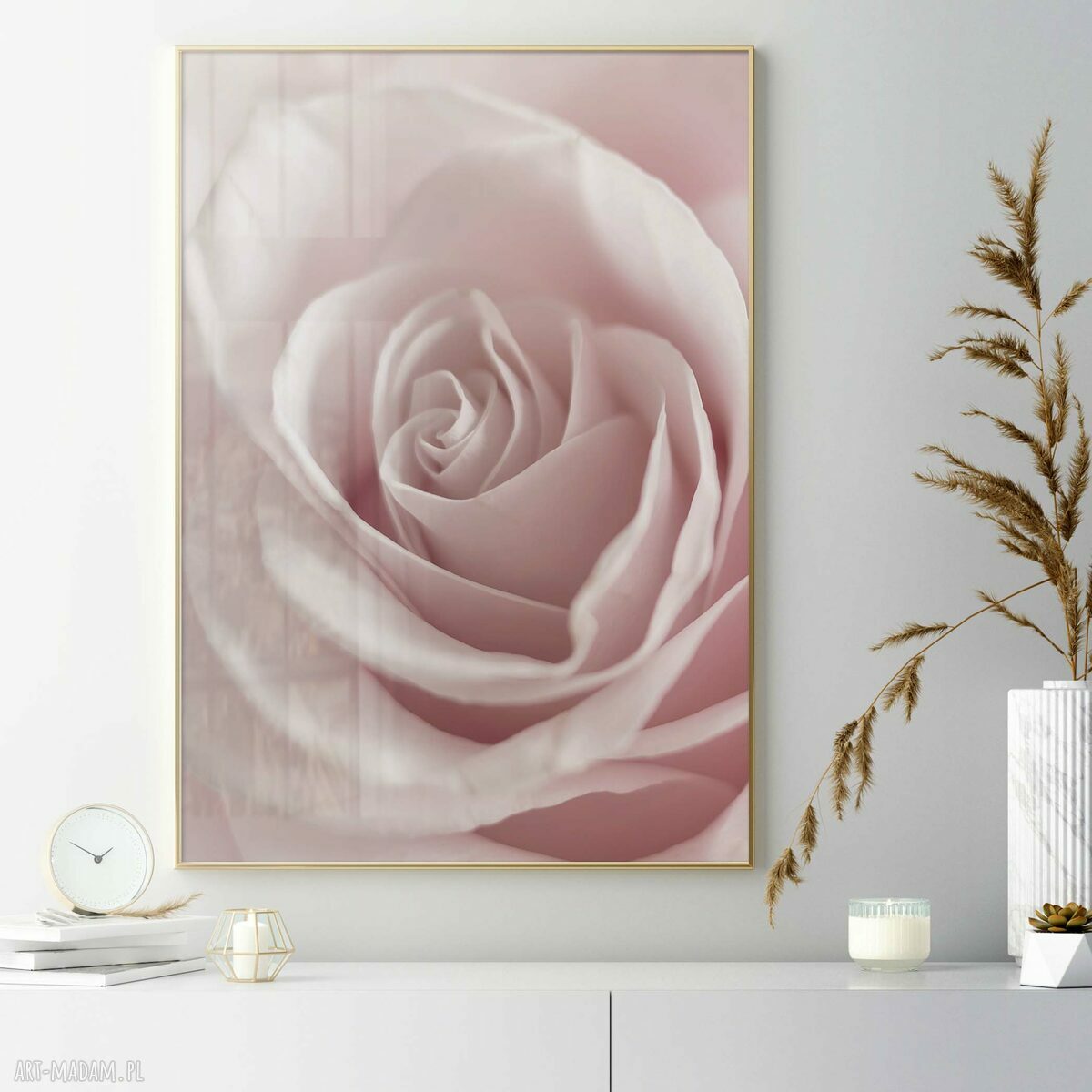 Molo i Róża 45 - zestaw 2 plakatów 50x70 cm do salonu (bez ram)