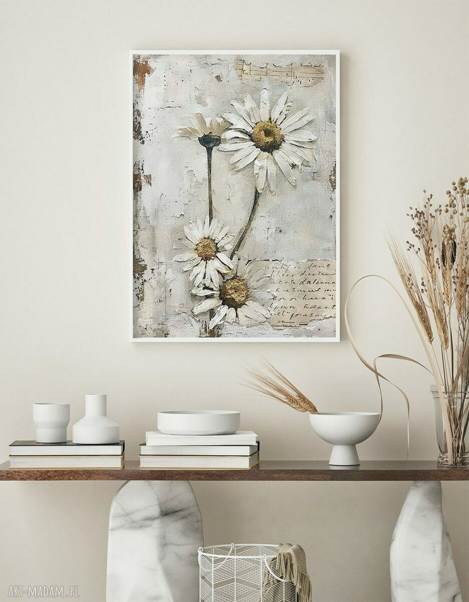 Zestaw plakatów 40x50 cm Stokrotki (3 szt., set162)