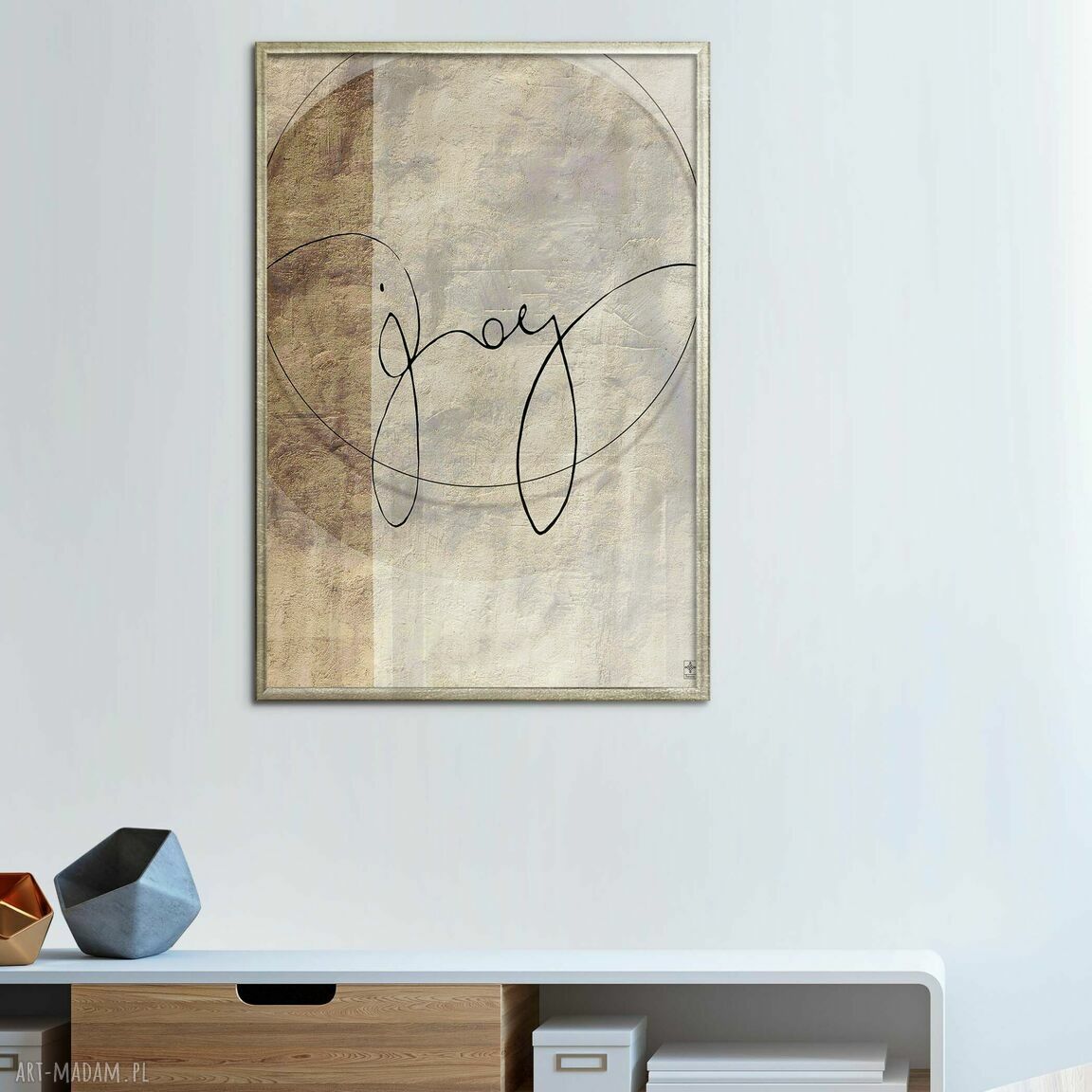 Tryptyk 61x91 cm „Radosne Abstrakcje 65” - zestaw 3 plakatów na ścianę
