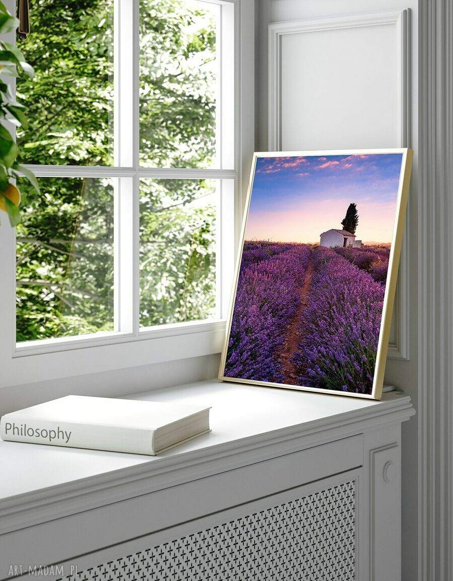 Tryptyk z lawendą - zestaw 3 plakatów 40x50 cm