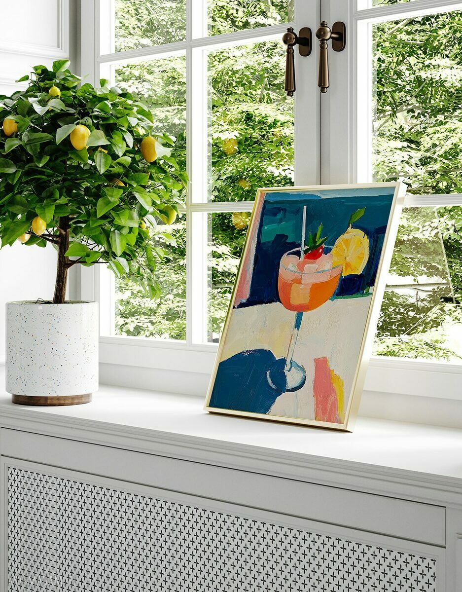 Zestaw plakatów 50x70 cm Kolorowe drinki (tryptyk 3 części)
